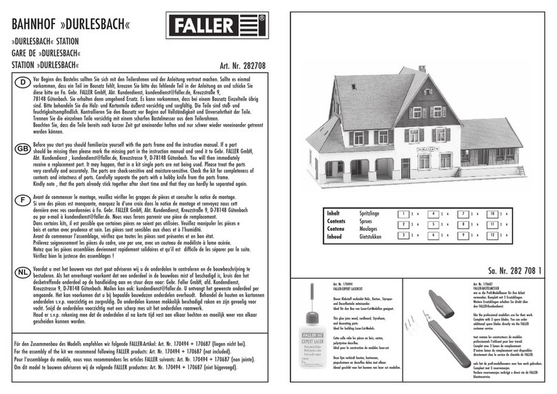 Faller 282708 User manual