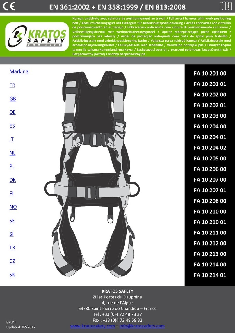 KRATOS SAFETY FA 10 201 00 manual