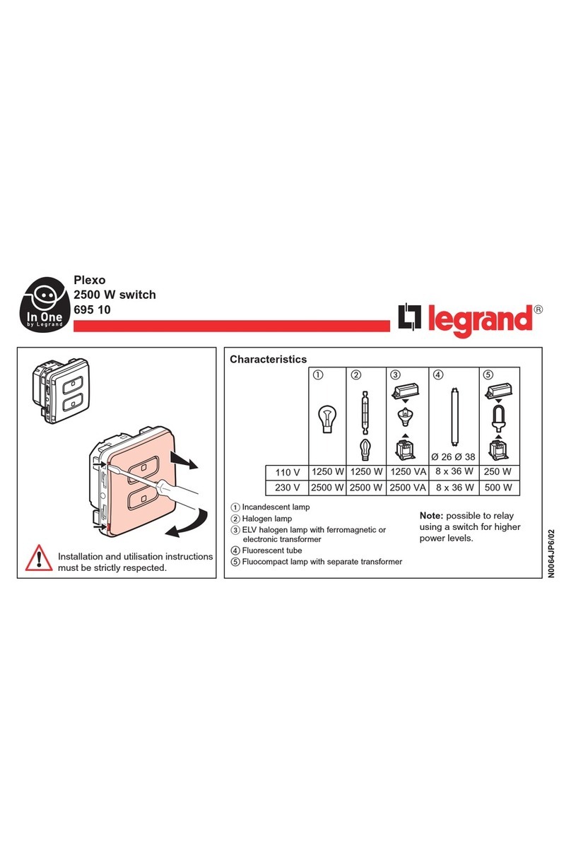 LEGRAND In One Plexo 695 10 manual