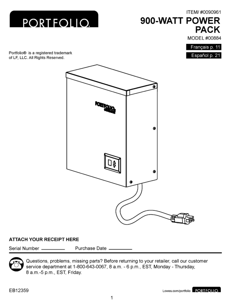 LF Portfolio 00884 Manual
