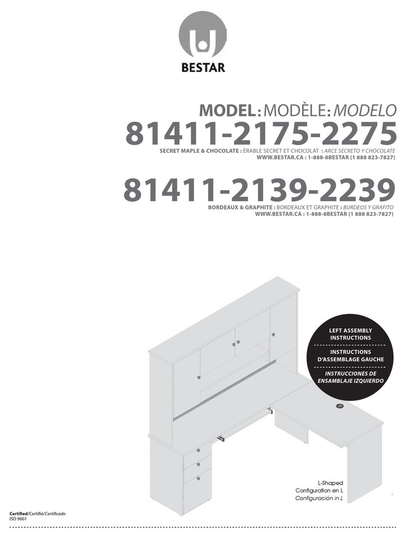 Bestar 81411-2175 Assembly instructions