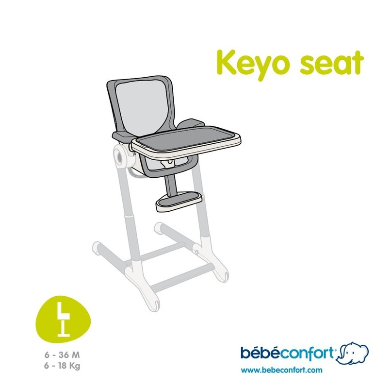BEBE CONFORT Keyo seat Instructions for use & warranty