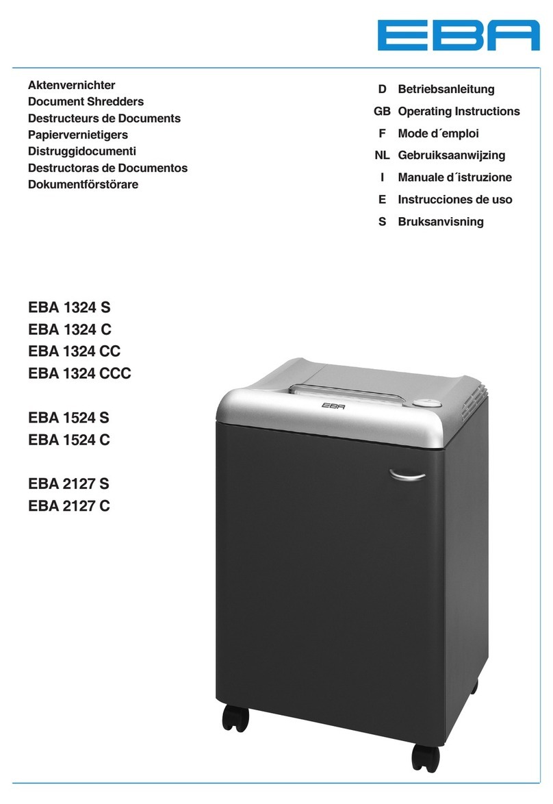 EBA 1324 S operating instructions