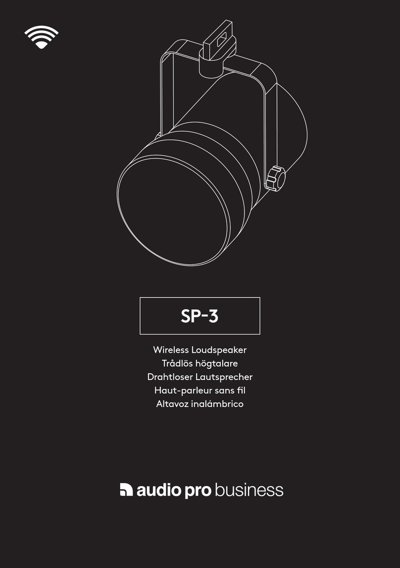 Audio Pro Business SP-3 manual
