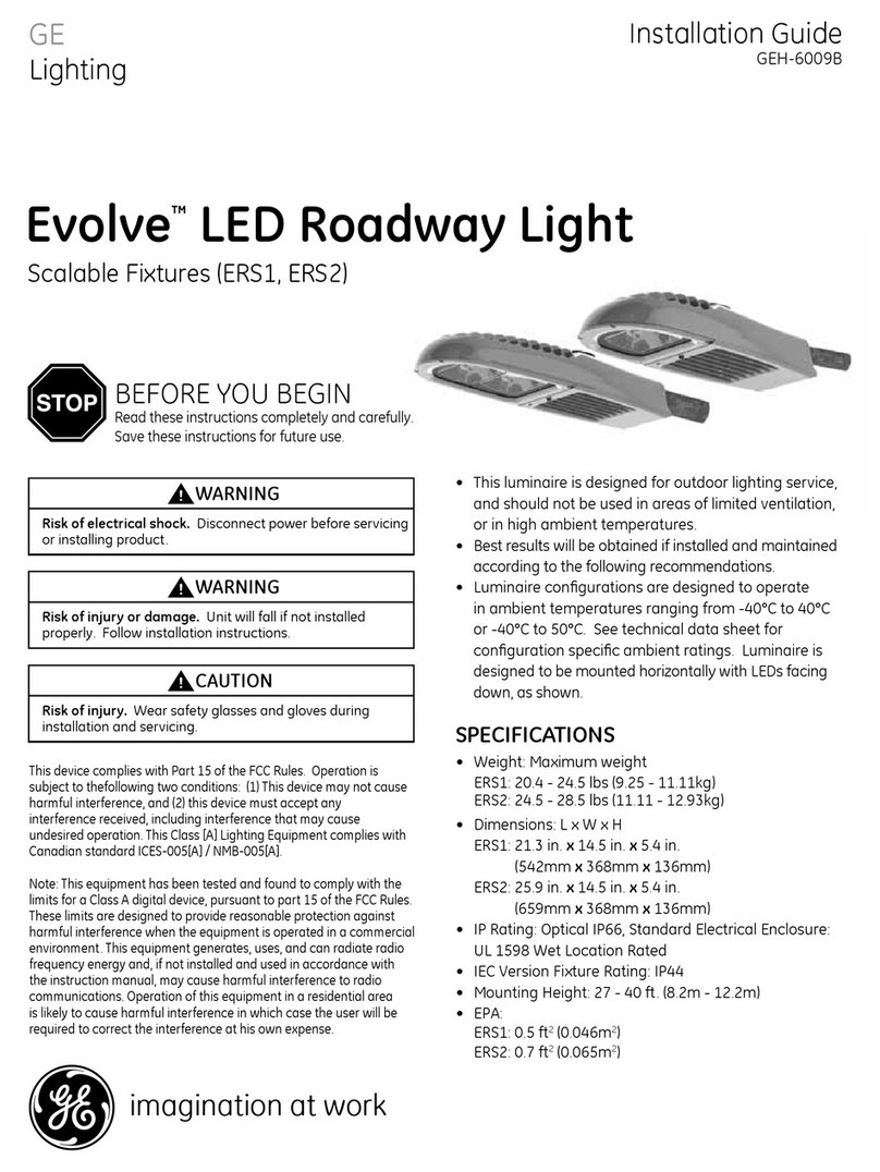 GE Evolve ERS1 User manual