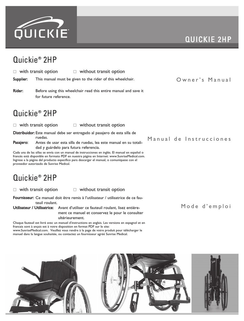 Quickie 2HP User manual