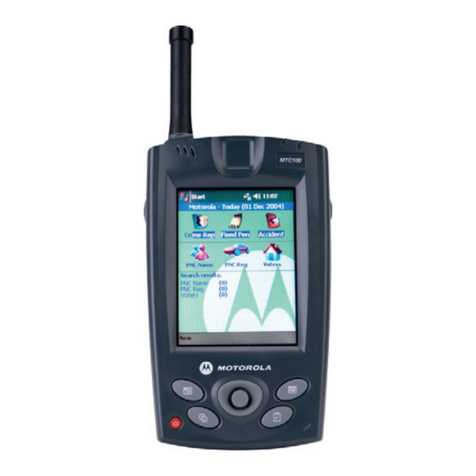 Motorola MTC100 TETRA Operating and maintenance manual