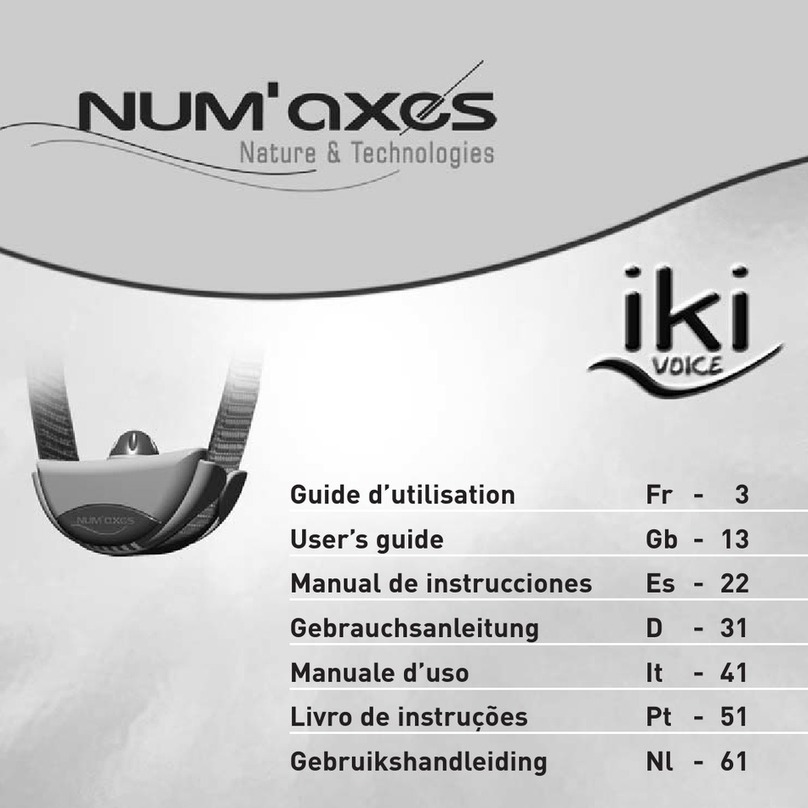Num'axes iki Voice User manual