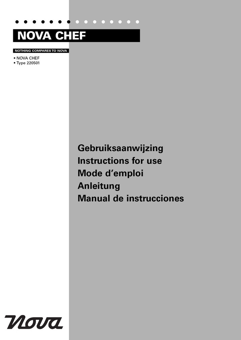 Nova CHEF 220501 User manual