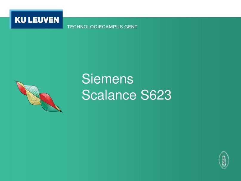 Siemens SCALANCE S623 manual