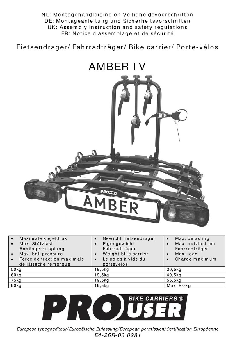 pro user AMBER IV Assembly instruction and safety regulations
