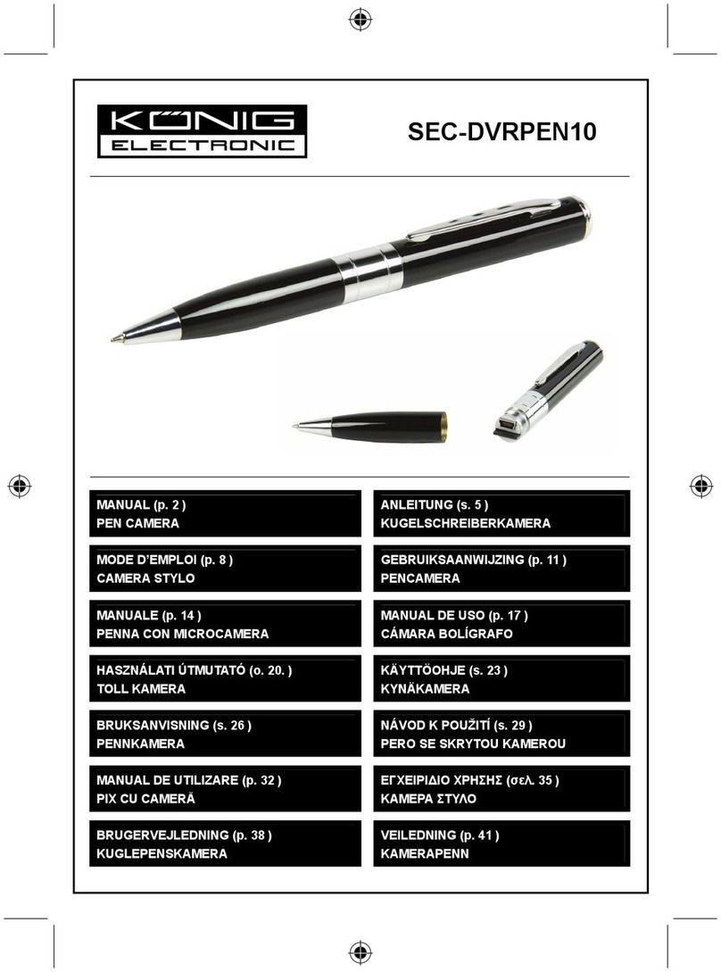Konig SEC-DVRPEN10 User manual