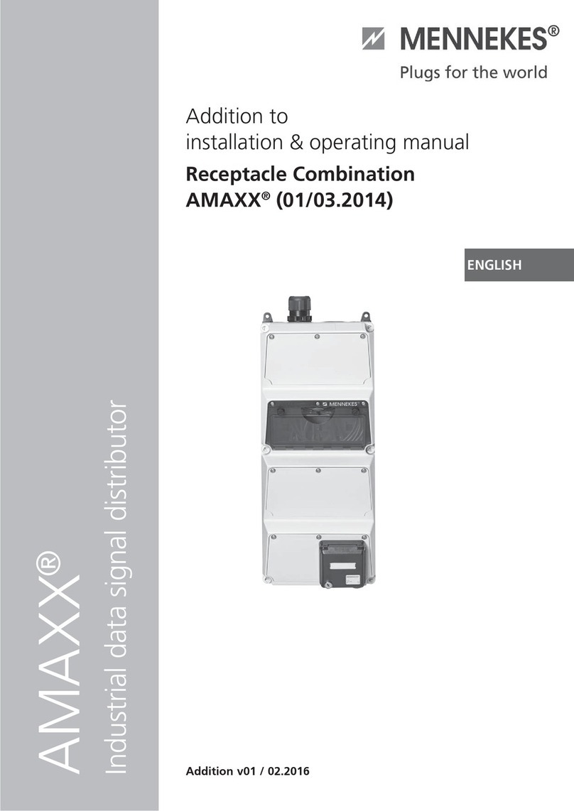 Mennekes AMAXX Addition to Installation & Operating Manual