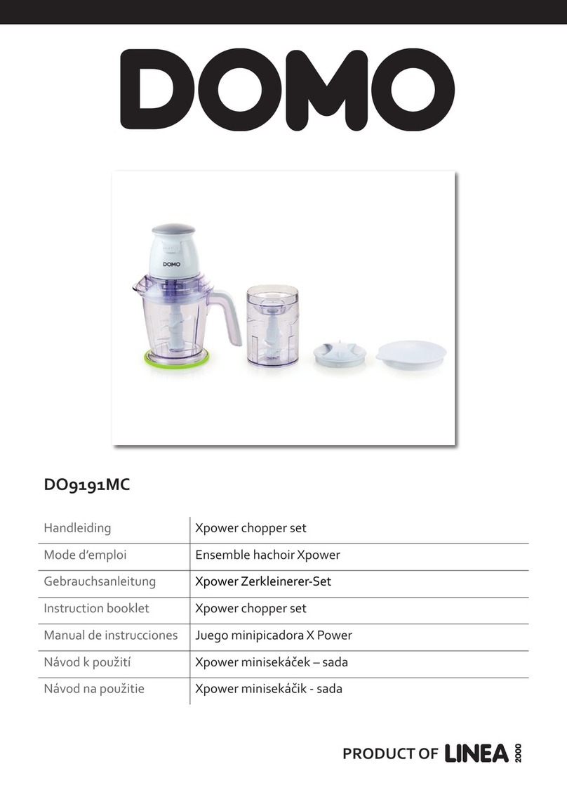 Linea 2000 DOMO Xpower DO9191MC Instruction booklet