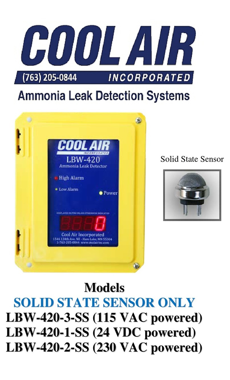 Cool Air LBW-420-1-SS manual