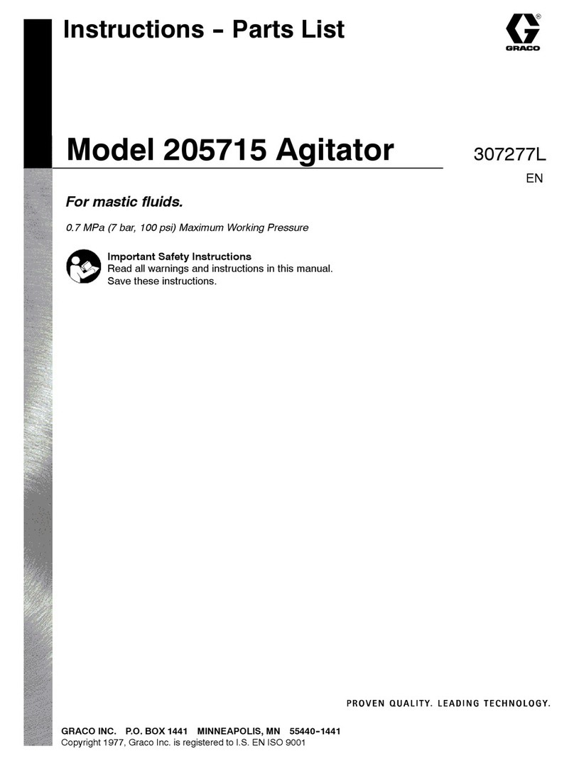 Graco 205715 Instructions-parts list