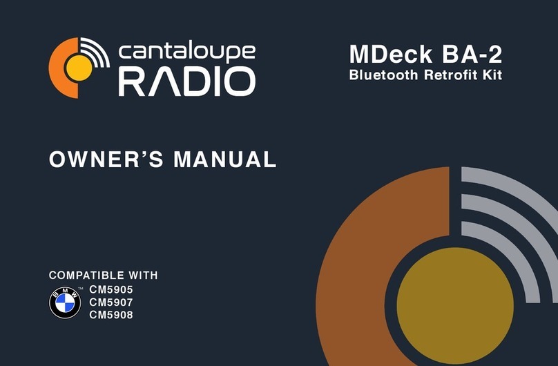 Cantaloupe Radio MDeck BA-2 User manual
