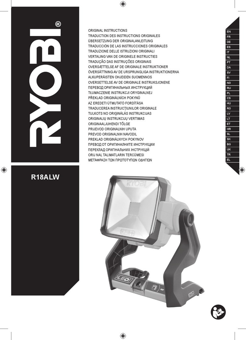 Ryobi R18ALW Original instructions