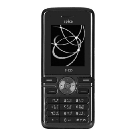 Spice S-820 User manual