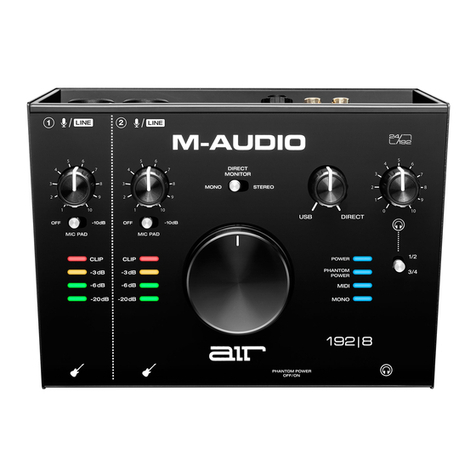 M-Audio AIR 192|8 user guide