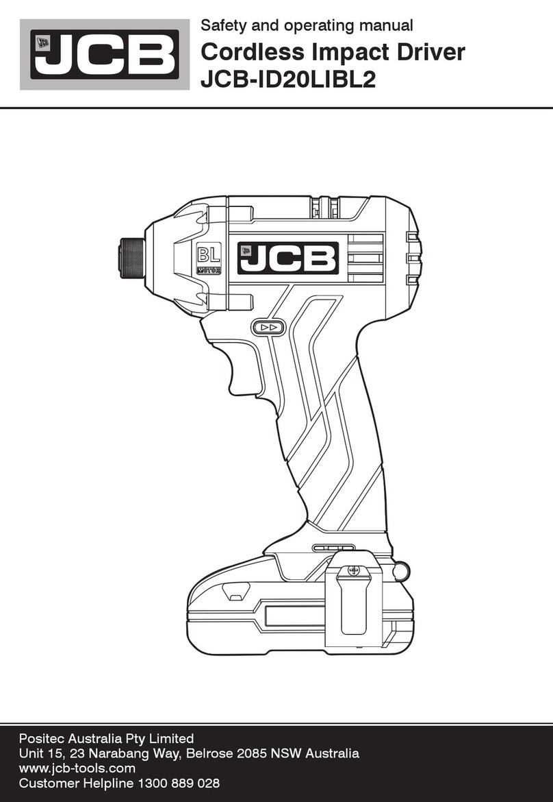 jcb ID20LIBL2 Safety and operating manual