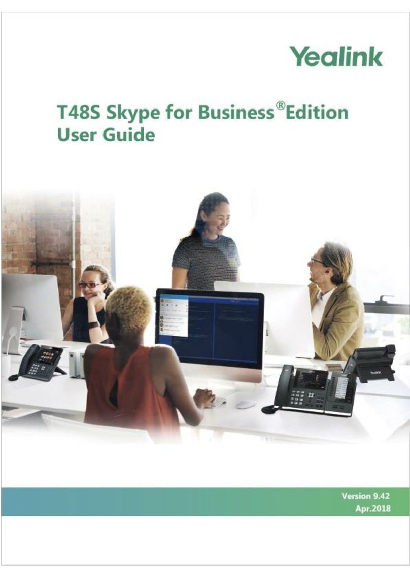 Yealink T48S Skype For Business Edition user guide