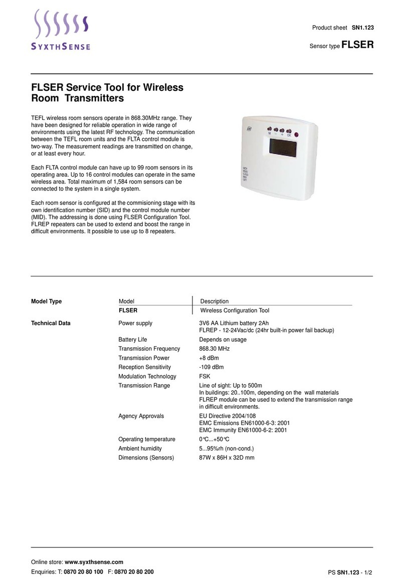 SyxthSense FLSER Product sheet