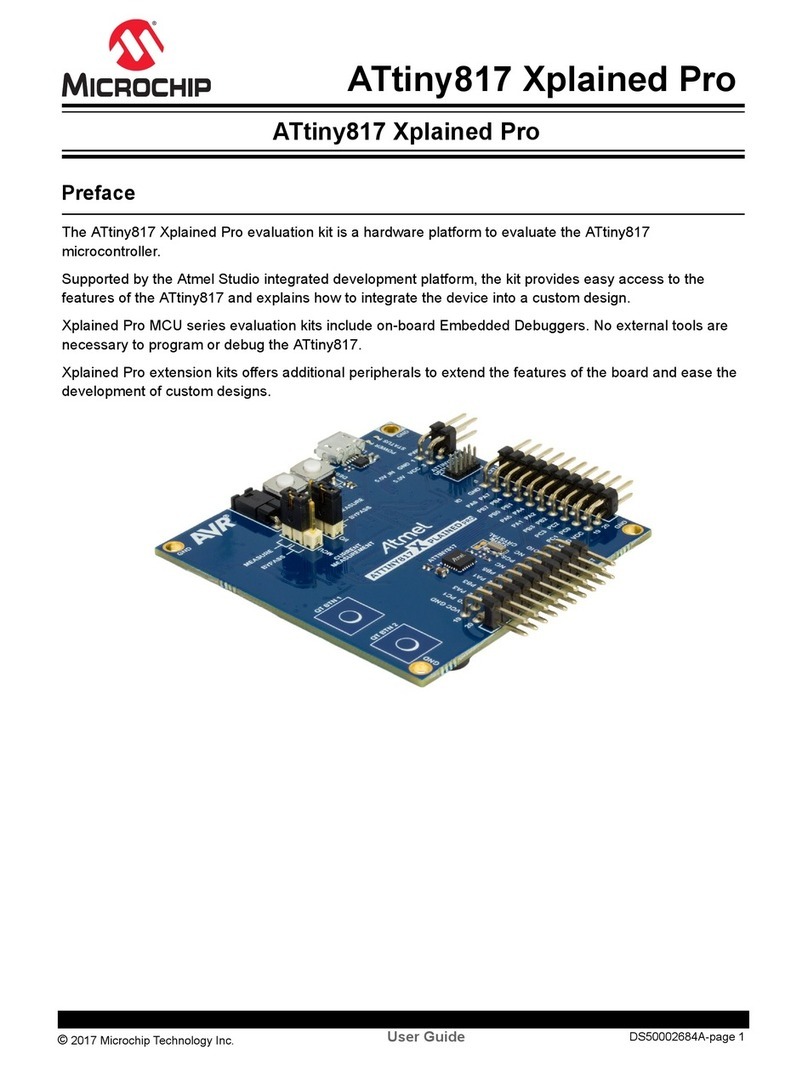 Microchip Technology ATtiny817 Xplained Pro User manual