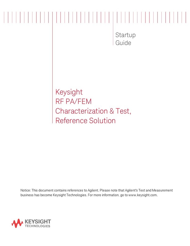 Keysight Technologies RF PA/FEM Startup guide