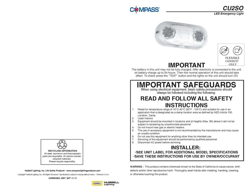 Hubbell Compass CU2SO quick start guide Hubbell Compass CU2SO quick start guide