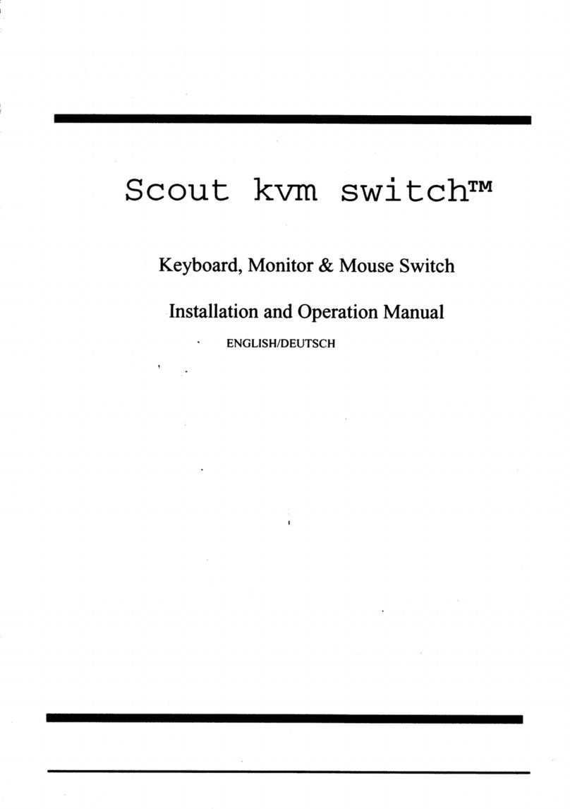 Dakota Computer Solutions Scout KVM Switch Installation and operation manual Dakota Computer Solutions Scout KVM Switch Installation and operation manual
