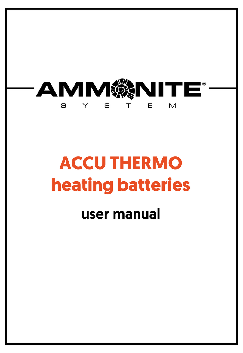 Ammonite ACCU THERMO User manual