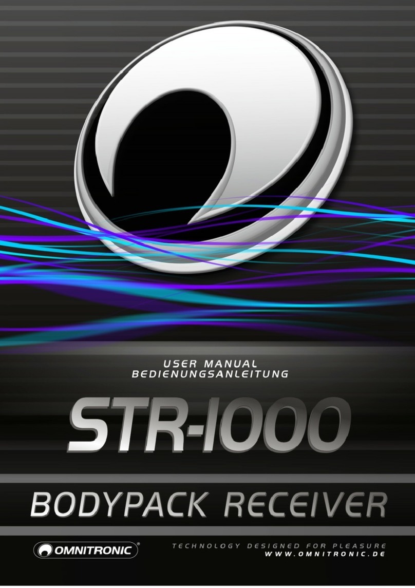 Omnitronic STR-1000 user manual