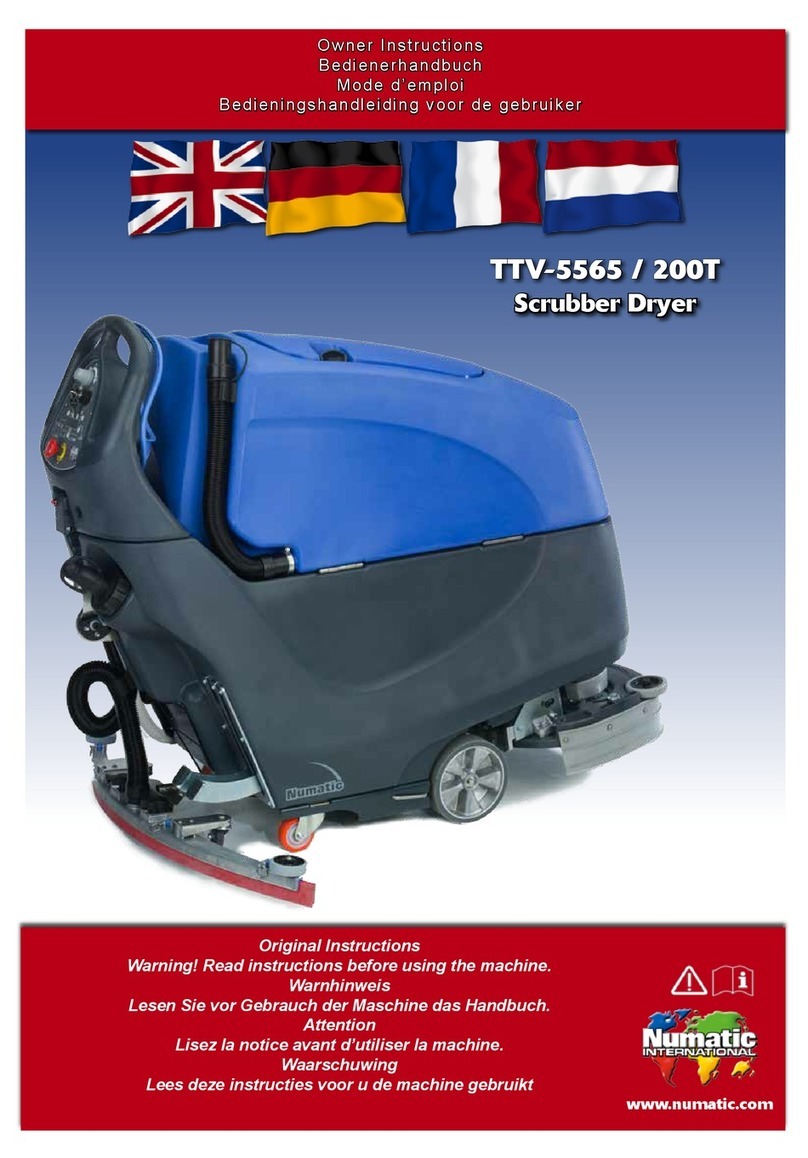 Numatic TTV-5565/200T User manual