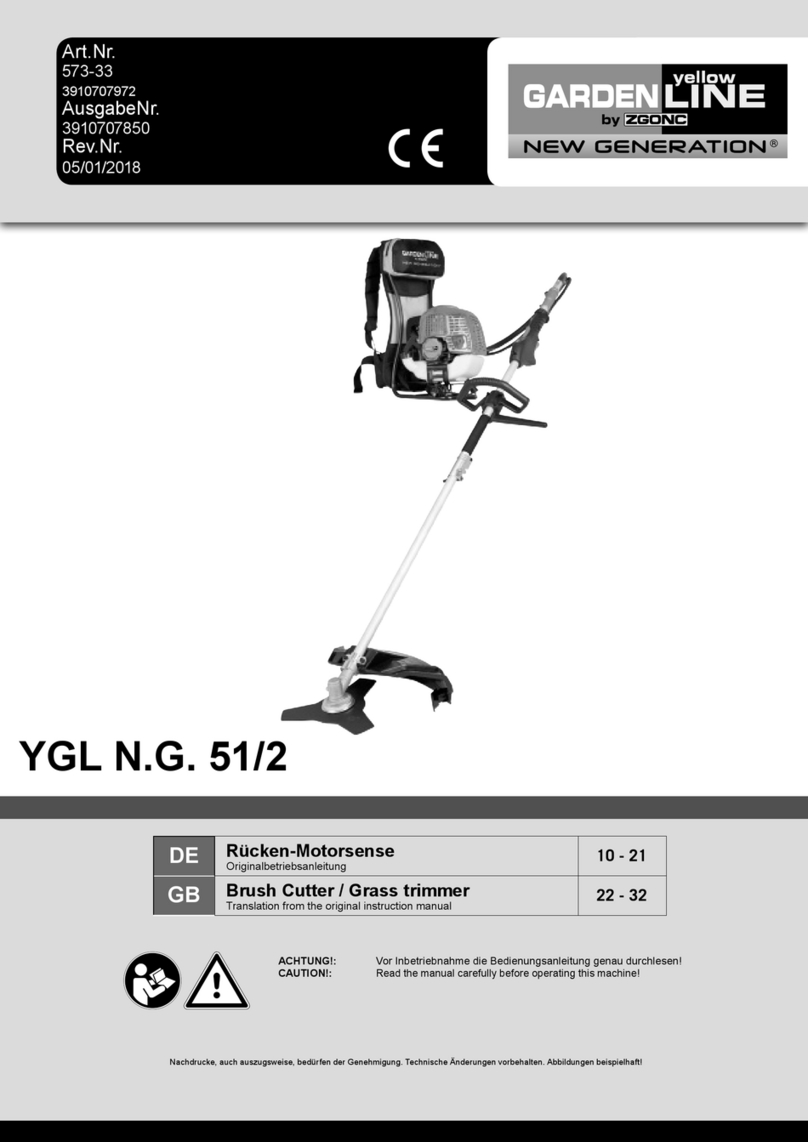 Zgonc Gardenline YGL N.G. 51/2 Translation from the original instruction manual