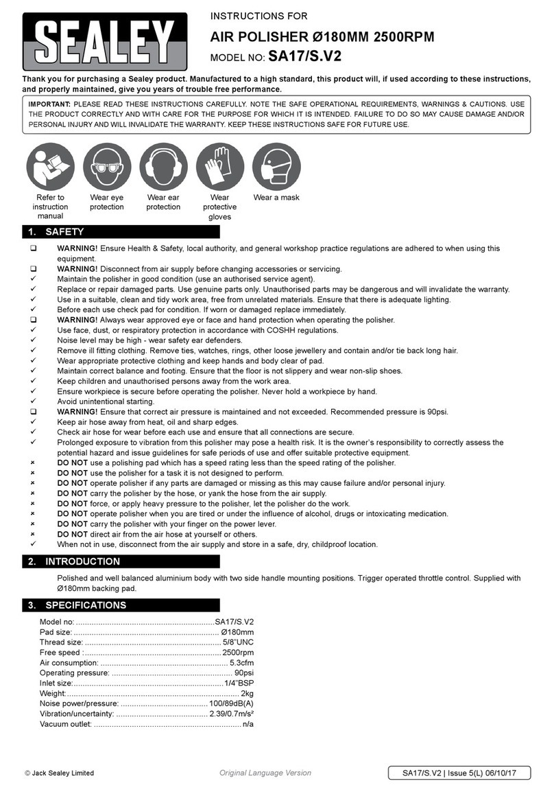 Sealey SA17/S.V2 User manual
