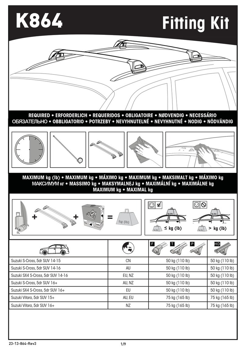 Yakima K864 User manual Yakima K864 User manual