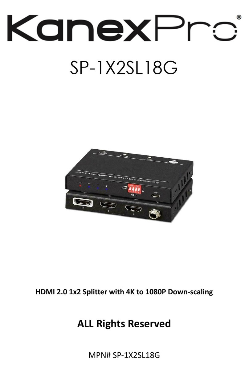 KanexPro SP-1X2SL18G manual