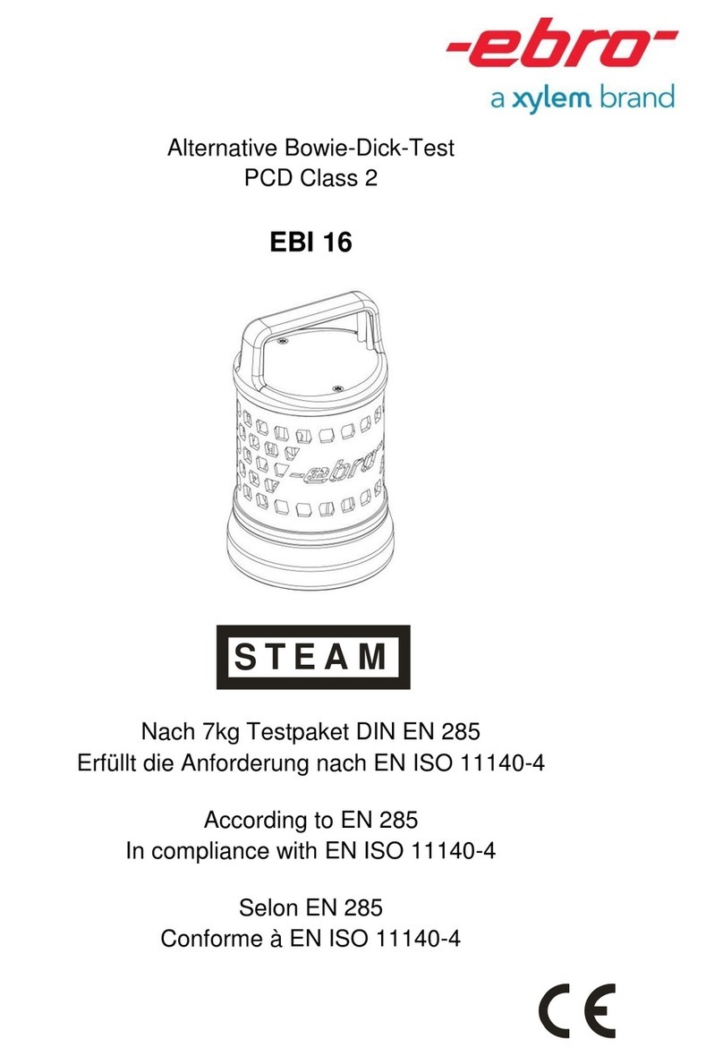 Xylem Ebro EBI 16 manual