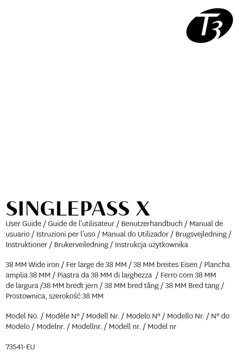 T3 SinglePass X User manual