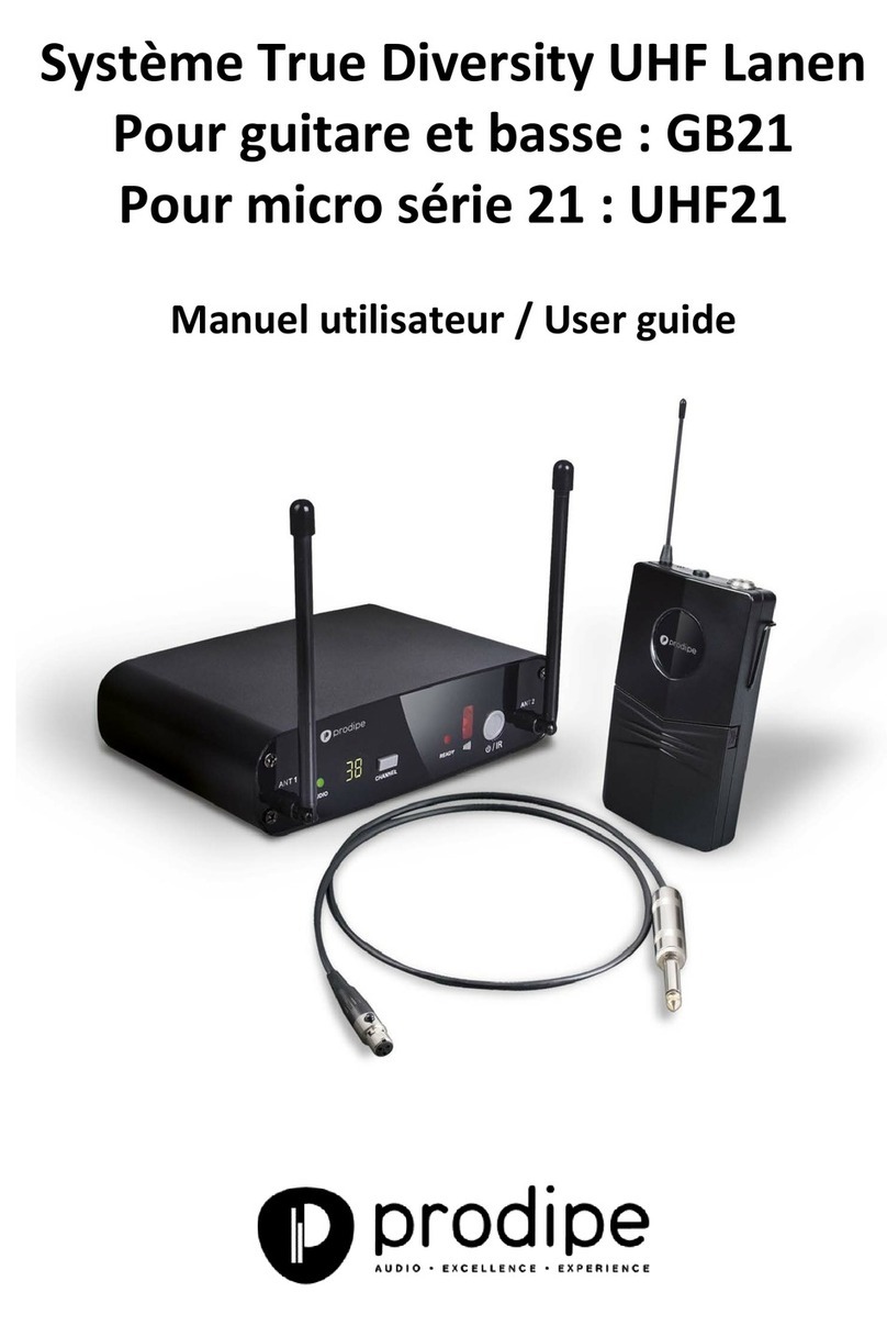 Prodipe Lanen 21 Series user guide