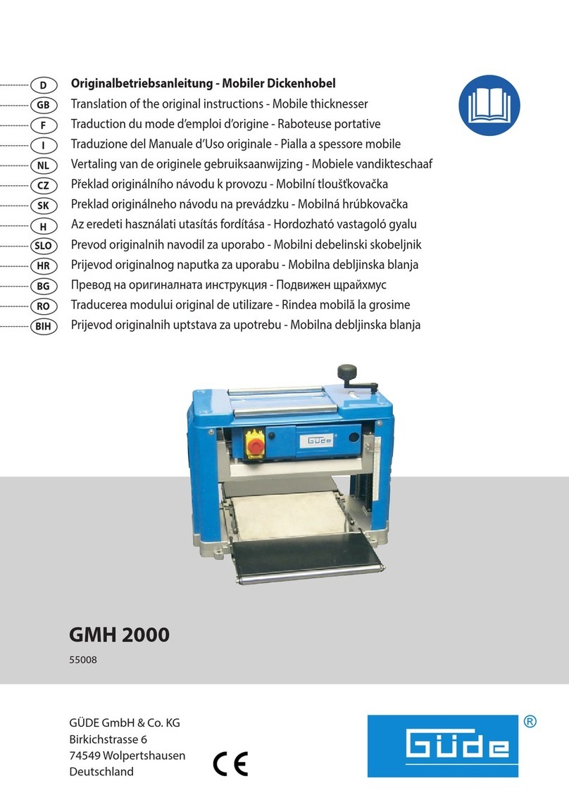 Gude GMH 2000 Translation of the original instructions Gude GMH 2000 Translation of the original instructions