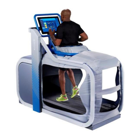 AlterG Anti-Gravity Treadmill Via 400 User manual
