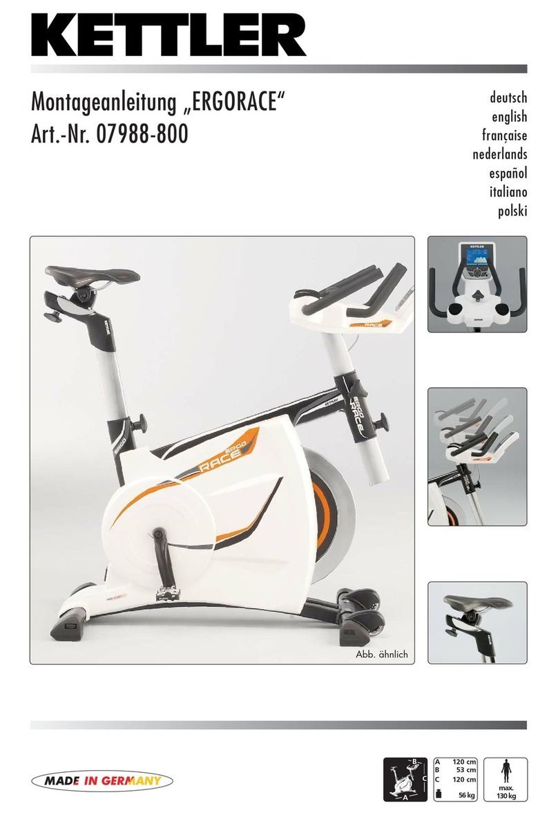 Kettler ERGORACE 07988-800 User manual