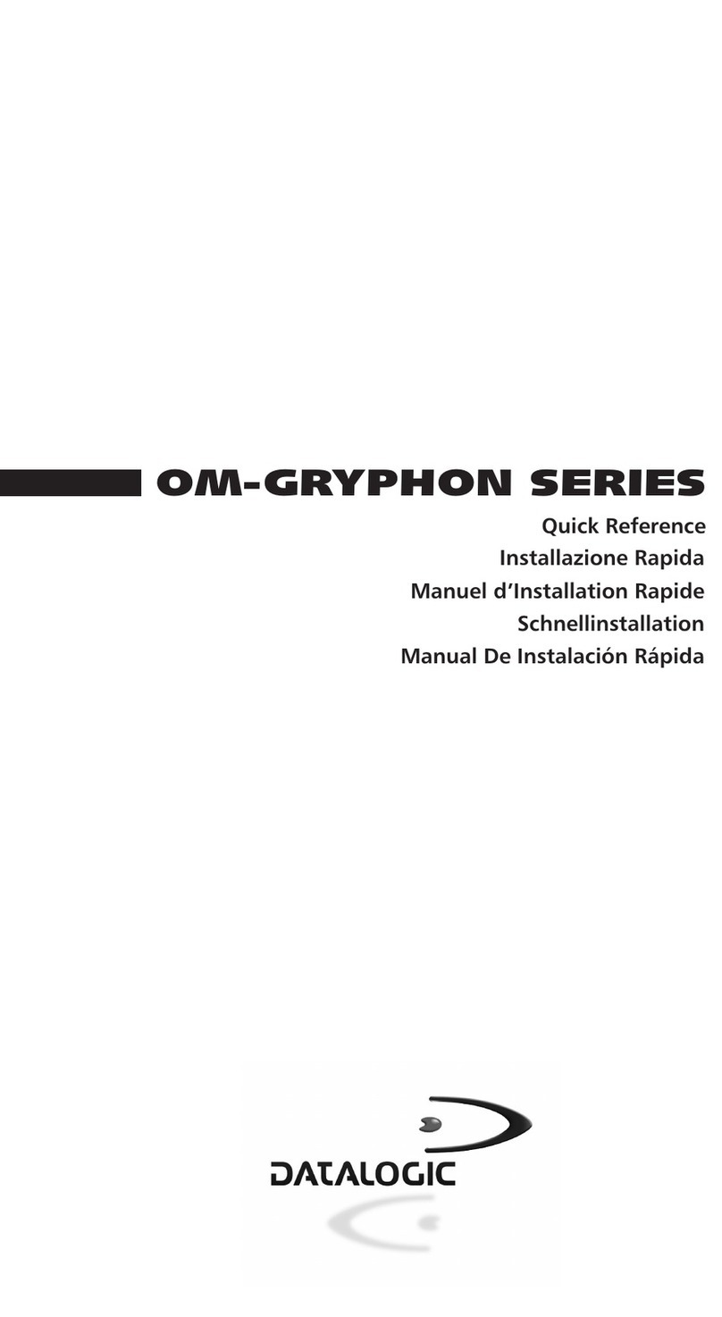 Datalogic OM-GRYPHON SERIES quick reference