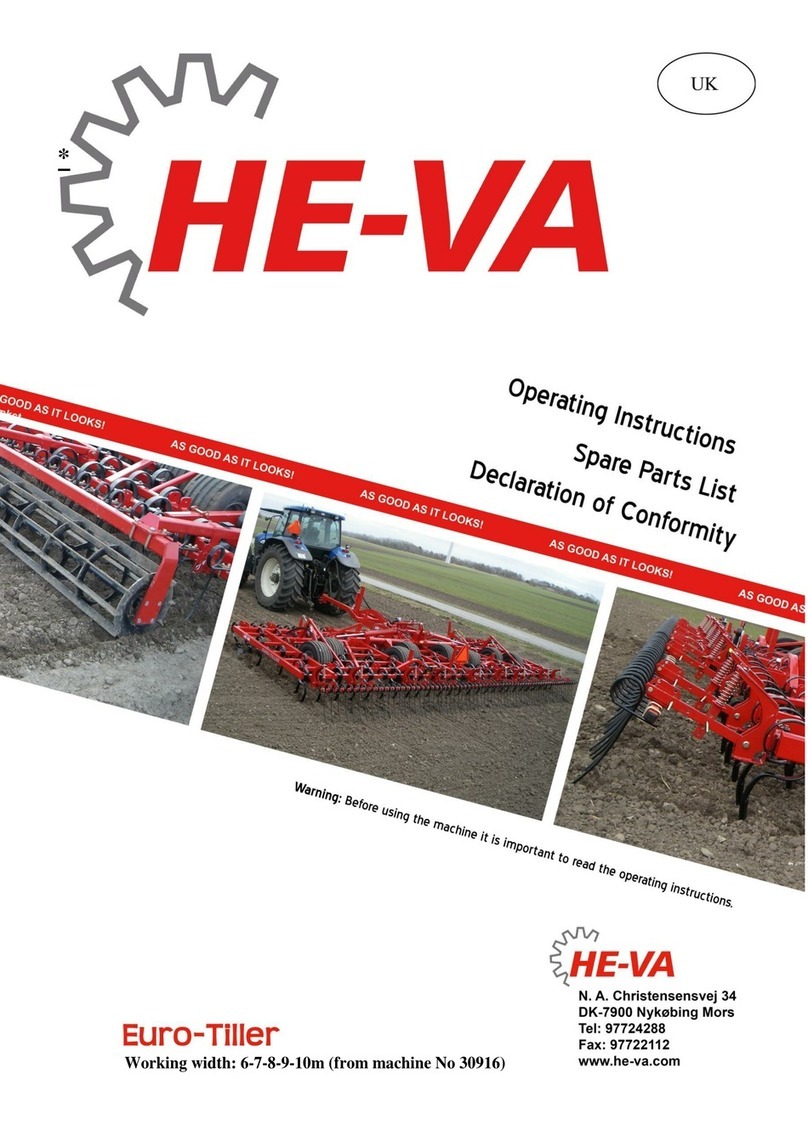 HE-VA Euro-tiller operating instructions