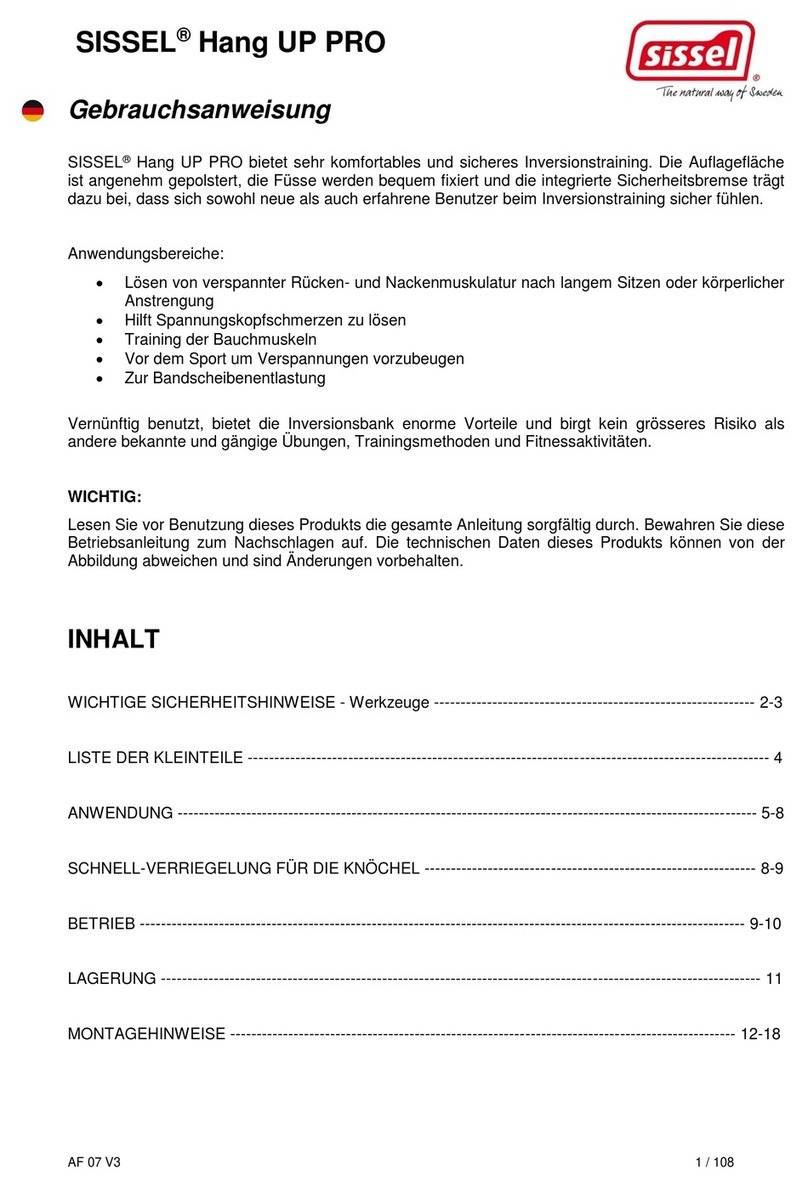 Sissel Hang UP PRO Instructions for use