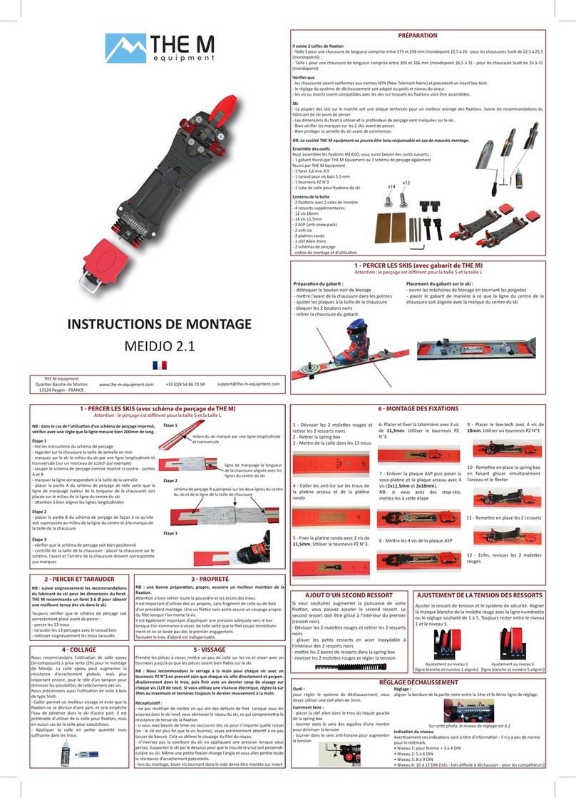 The M MEIDJO 2.1 Mounting instructions