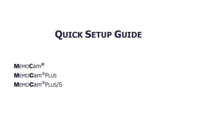 VIDEO DOMAIN TECHNOLOGIES MEMOCAM Quick setup guide