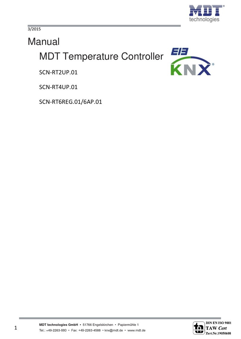 MDT Technologies SCN-RT2UP.01 User manual